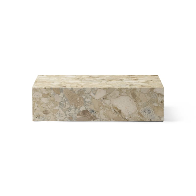 Low plinth shop coffee table