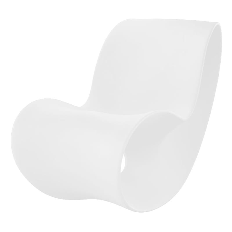 Mobilier - Mobilier Ados - Rocking chair Voido plastique blanc - Magis - Blanc - Polyéthylène