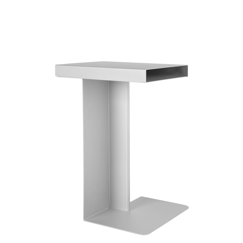 Mobilier - Tables basses - Table d\'appoint Radar métal gris / H 55 cm - Nomess - Gris - Métal laqué époxy