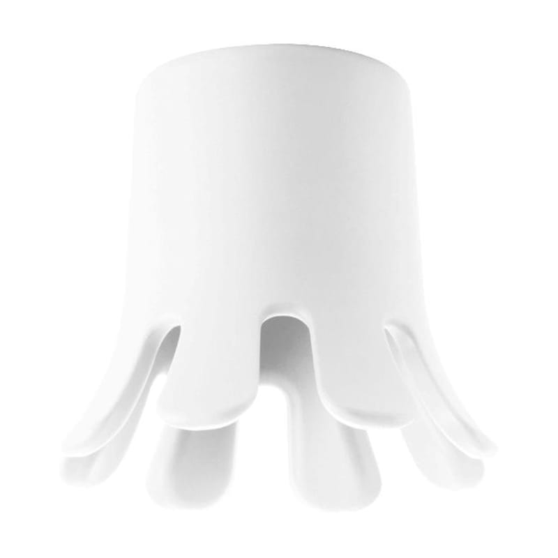 Möbel - Möbel für Teens - Hocker Splash plastikmaterial weiß / Blumentopf - Ø 29 cm x H 42 cm - B-LINE - Weiß - Polyäthylen