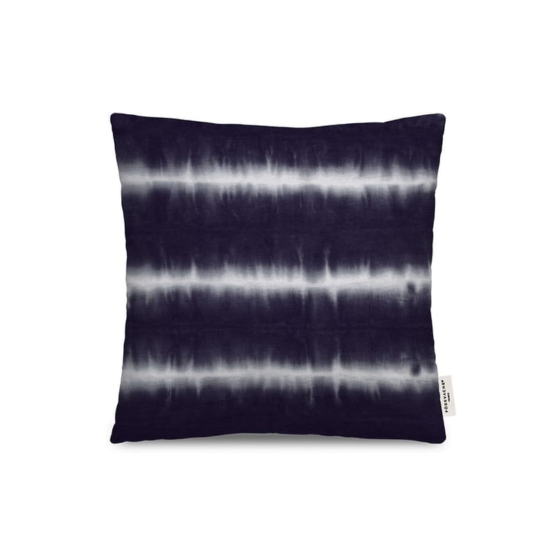 Dekoration - Kissen - Outdoor-Kissen Rhodes textil blau / 45 x 45 cm - PÔDEVACHE - Tie & Dye / Blau - Polyesterfaser, Polystretch