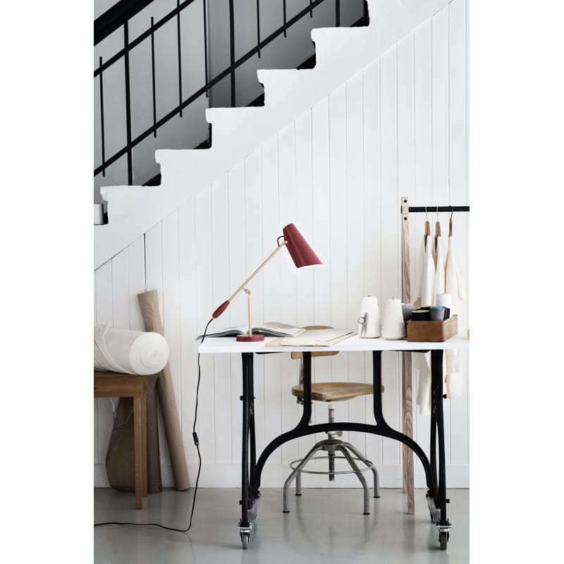 Northern Birdy Table lamp grey steel Made In Design UK