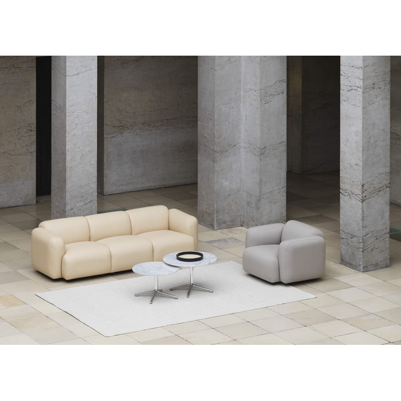 Normann Copenhagen Lunar Coffee table polished aluminium coffee