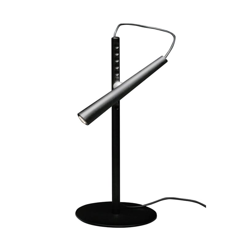 Luminaire - Lampes de table - Lampe de table Magneto LED métal noir - Foscarini - Noir - Acier laqué