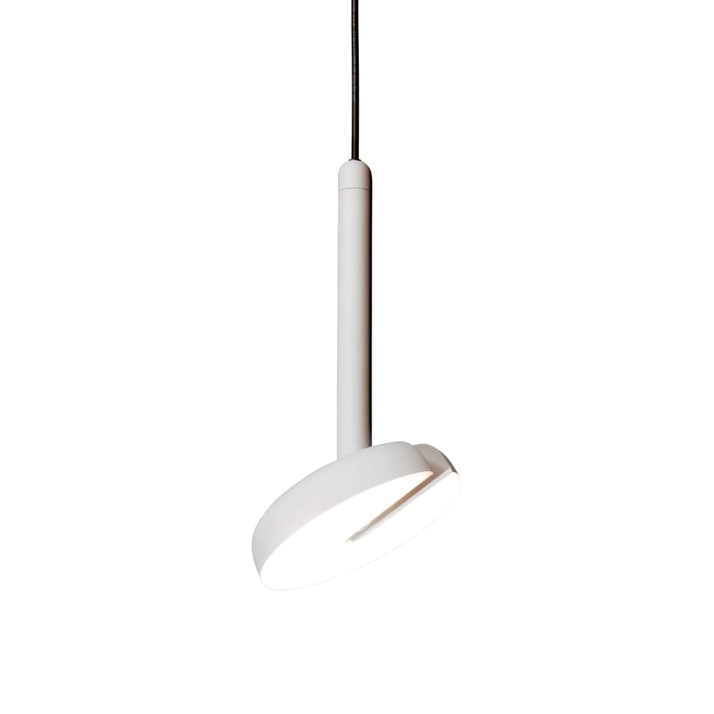 Luminaire - Suspensions - Suspension Cabriolette LED métal blanc / Orientable - Martinelli Luce - Blanc - Aluminium peint