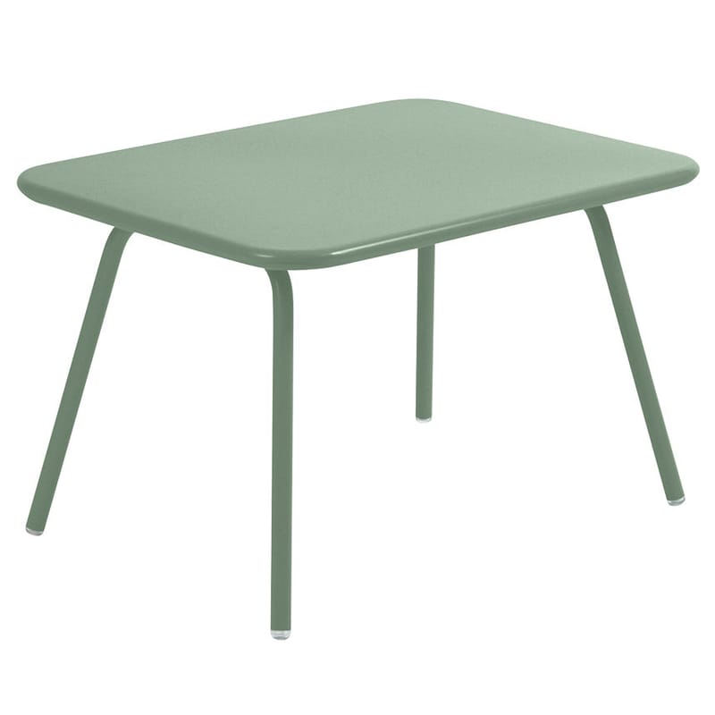 Mobilier - Tables basses - Table enfant Luxembourg Kid métal vert / 75 x 55 cm - Fermob - Cactus - Acier laqué