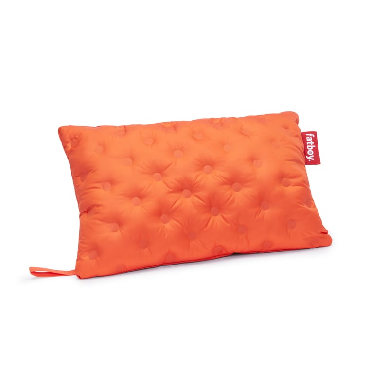 Décoration - Coussins - Coussin électrique chauffant Hotspot Lungo tissu orange / 40 x 55 cm - Rechargeable - Fatboy - Papaye - Coton, Fibre polyester, Polyester