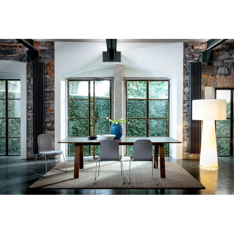 Floor lamp with sales big shade