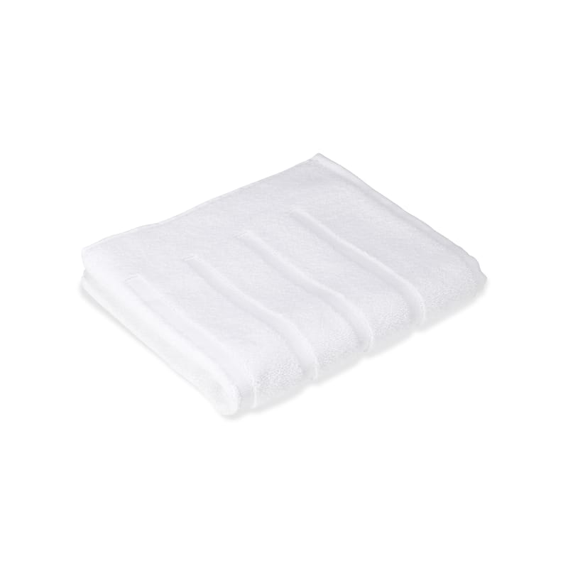 Tendances - Petits prix - Tapis de bain bouclette blanc / 50 x 80 cm - Coton bio - Au Printemps Paris - Blanc - Coton biologique GOTS