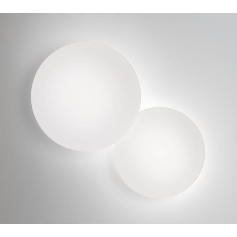 Luminaire - Appliques - Applique Puck verre blanc Double - Vibia - Blanc - Verre soufflé