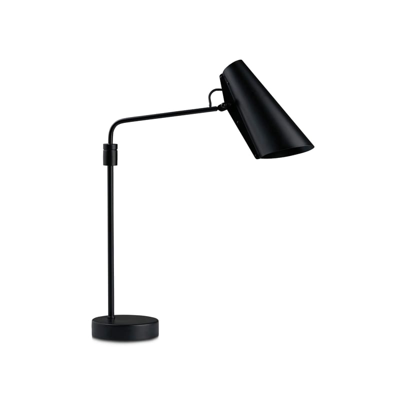 Luminaire - Lampes de table - Lampe de table Birdy Swing métal noir / Réédition 1952 - Northern  - Noir / Bras noir - Acier, Aluminium, Fonte