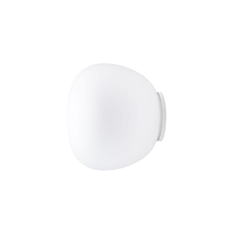 Luminaire - Appliques - Applique Mochi verre blanc Ø 12 cm - Fabbian - Blanc - Ø 12 cm - Verre
