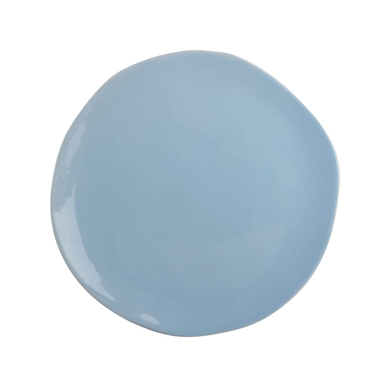 Table et cuisine - Assiettes - Assiette  céramique bleu / Ø 22 cm - & klevering - Bleu - Porcelaine