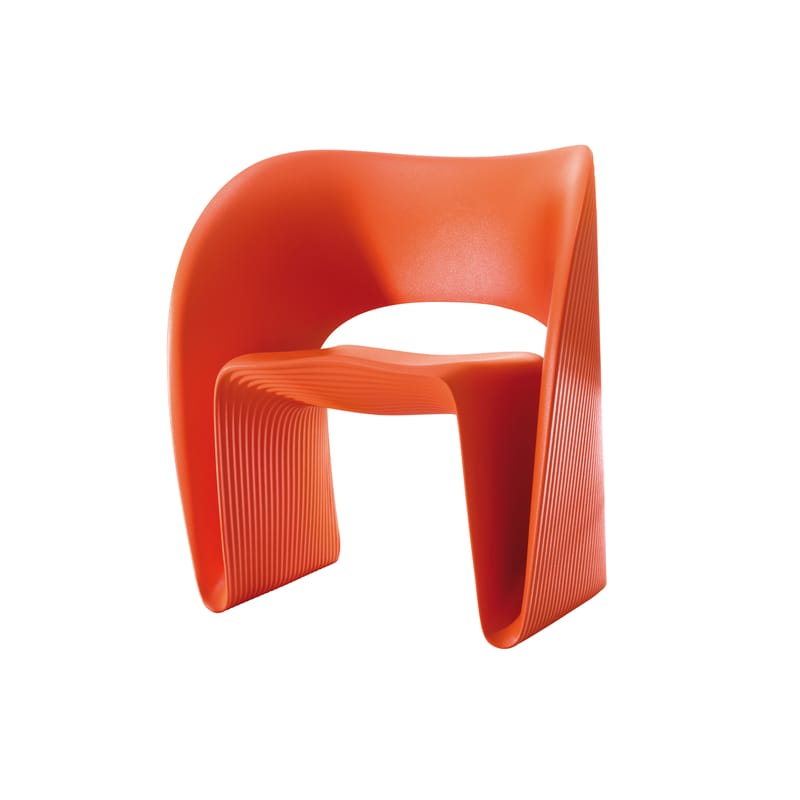 Mobilier - Fauteuils - Fauteuil Raviolo plastique orange / Ron Arad, 2011 - Magis - Orange - Polyéthylène rotomoulé