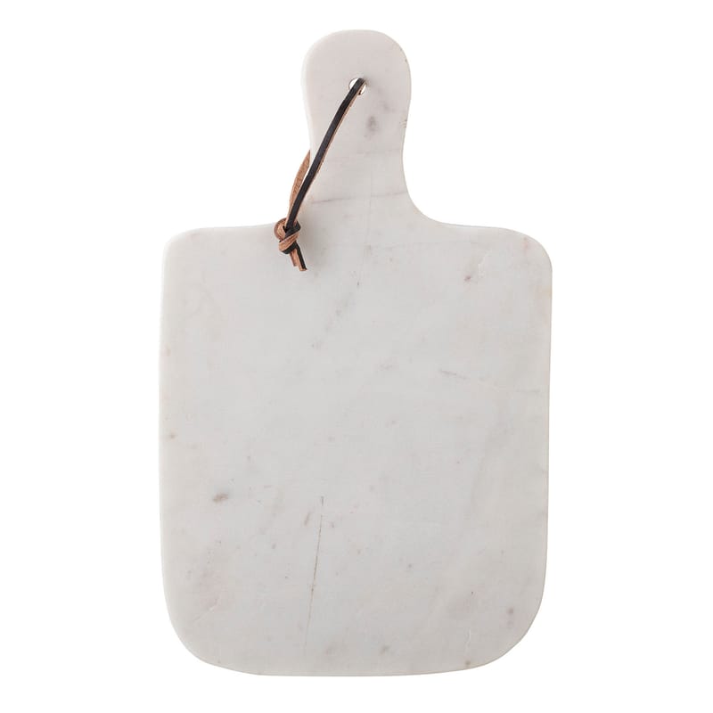 Table et cuisine - Plats - Planche à découper Gurly pierre blanc / 40,5 x 23 cm - Marbre - Bloomingville - Blanc - Marbre