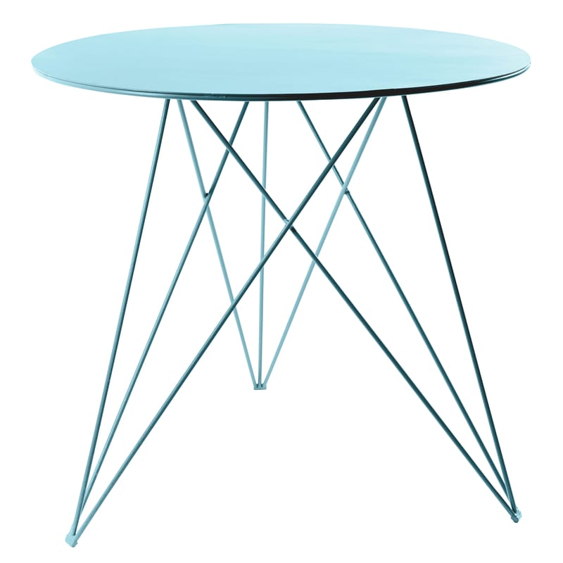 Mobilier - Tables - Table ronde Sticchite / Ø 75 cm - Serax - Bleu clair - Fer peint