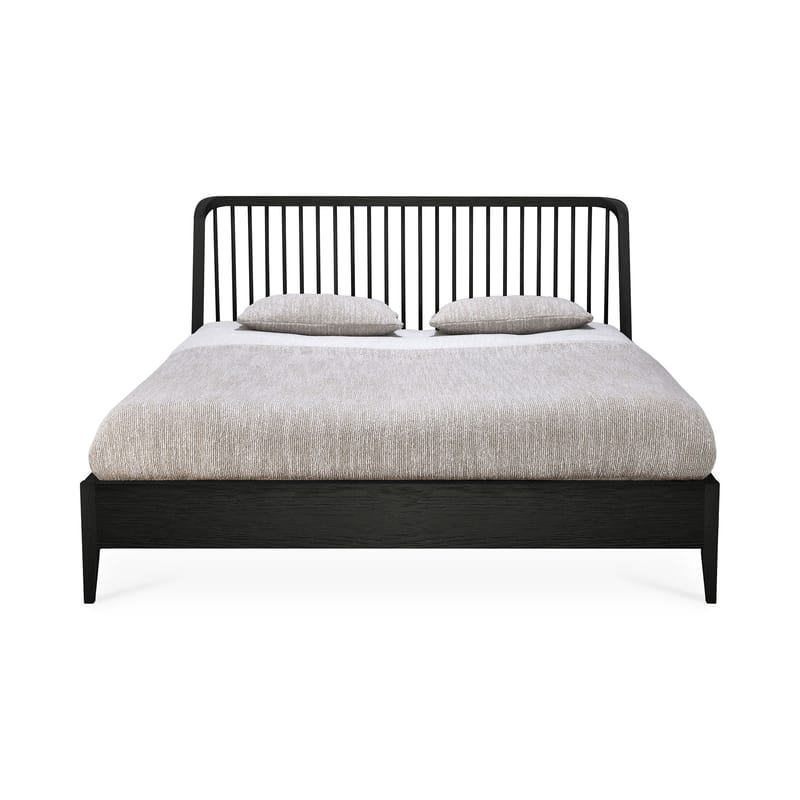Ethnicraft Spindle Double bed black Made In Design UK