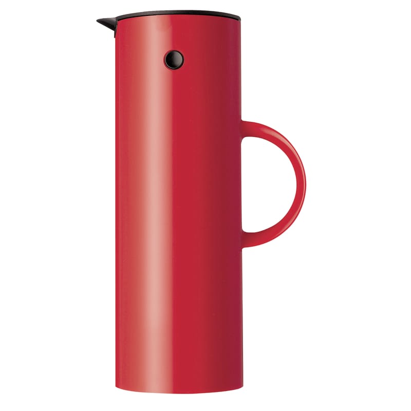 Tisch und Küche - Tee und Kaffee - Isolierkrug Classic EM77 plastikmaterial rot - Stelton - Rot - Soft Touch ABS