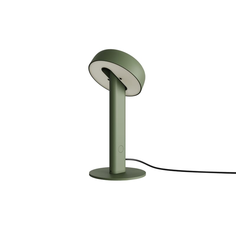 Décoration - Pour les enfants - Lampe de table NOD LED métal vert / H 25 cm - TIPTOE - Vert Romarin - Acier, Aluminium