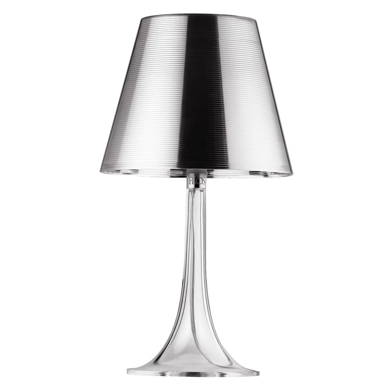 Lighting - Table Lamps - Miss K Table lamp plastic material silver - Flos - Silver - Methacrylate