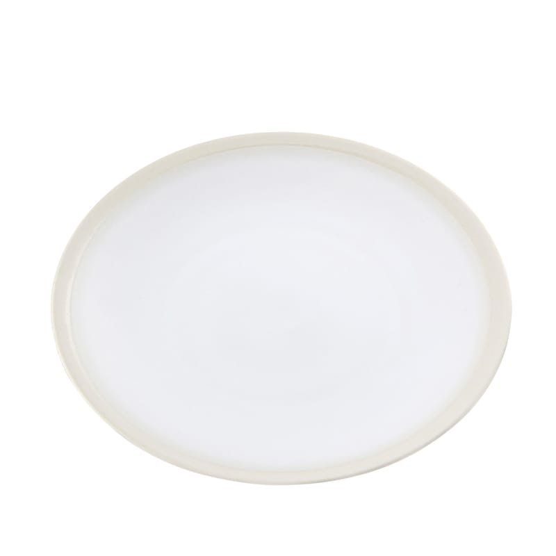 Table et cuisine - Assiettes - Assiette creuse Sicilia céramique blanc beige / Ø 24 cm - Maison Sarah Lavoine - Jasmin - Grès peint et émaillé