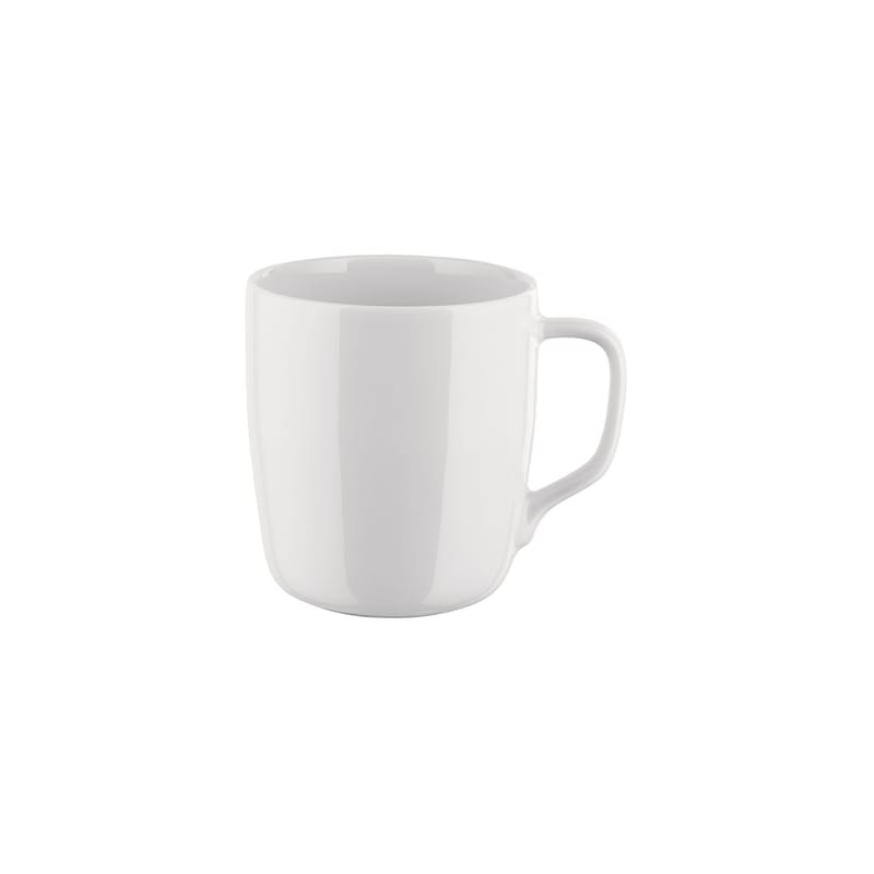 Table et cuisine - Tasses et mugs - Mug Itsumo céramique blanc / Set de 4 - Alessi - Blanc - Porcelaine