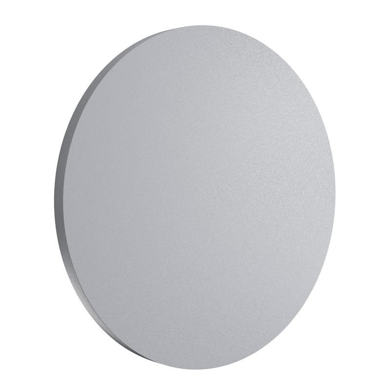 Luminaire - Appliques - Applique d\'extérieur Camouflage LED métal gris / Ø 24 cm - Flos - Gris - Aluminium peinture poudre