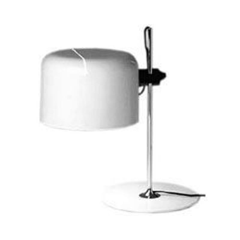 Luminaire - Lampes de table - Lampe de table Coupé métal blanc - O luce - Blanc - Métal verni