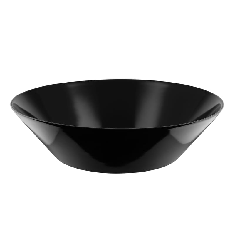 Tisch und Küche - Salatschüsseln und Schalen - Salatschüssel Tonale keramik schwarz / Ø 33 cm - Alessi - Schwarz - Keramik im Steinzeugton