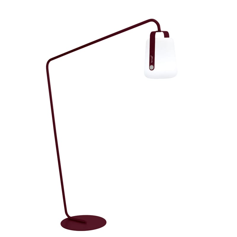 Luminaire - Lampadaires - Accessoire  métal violet / Pied pour lampes Balad - Large H 190 cm - Déporté - Fermob - Cerise noire - Acier peint