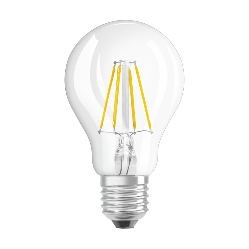 Luminaire - Ampoules et accessoires - Ampoule LED E27  verre transparent / Standard claire - 4W=40W (2700K, blanc chaud) - Osram - 4W=40W - Verre