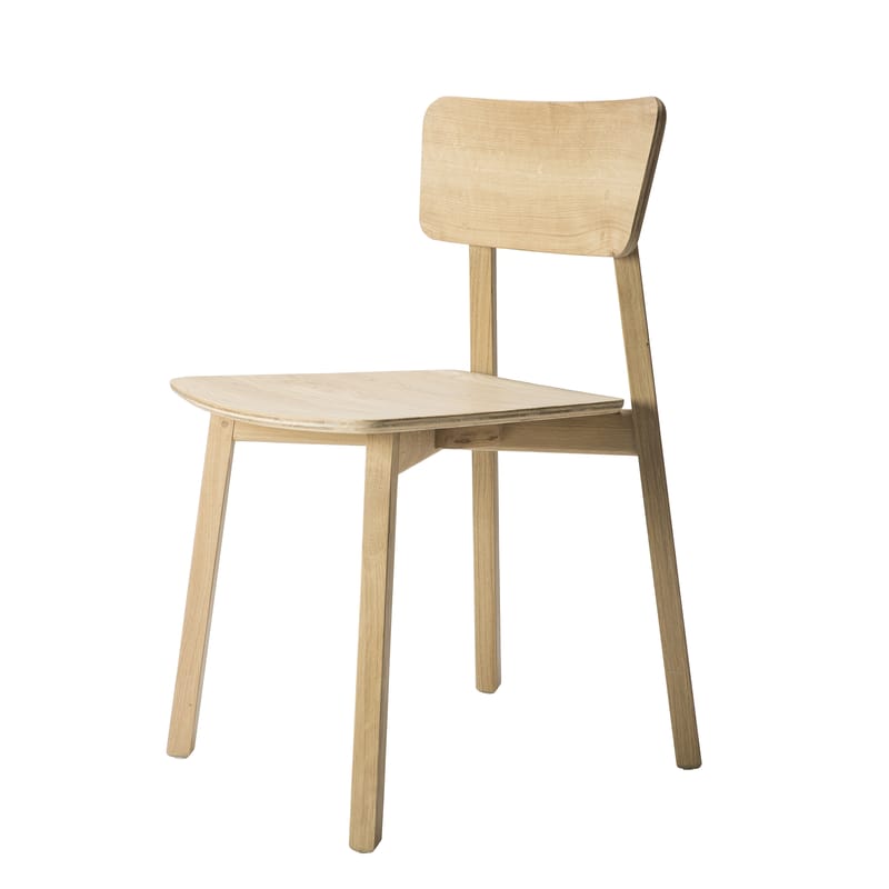 Mobilier - Chaises, fauteuils de salle à manger - Chaise Casale bois naturel / Chêne massif - Ethnicraft - Chêne - Chêne massif