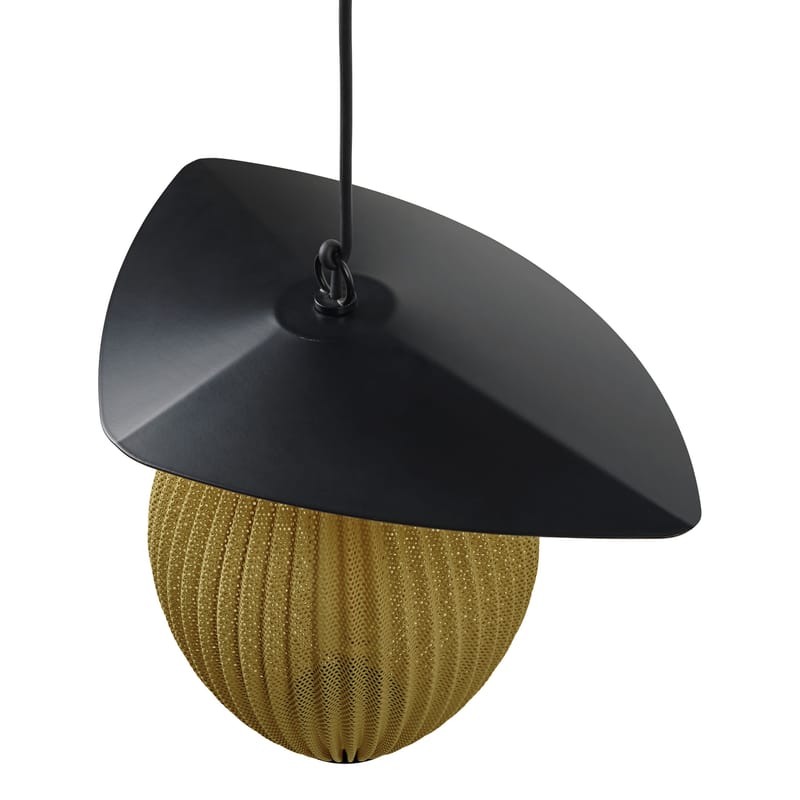 OutdoorHängelampe Satellite OUTDOOR Medium von Gubi schwarz creme