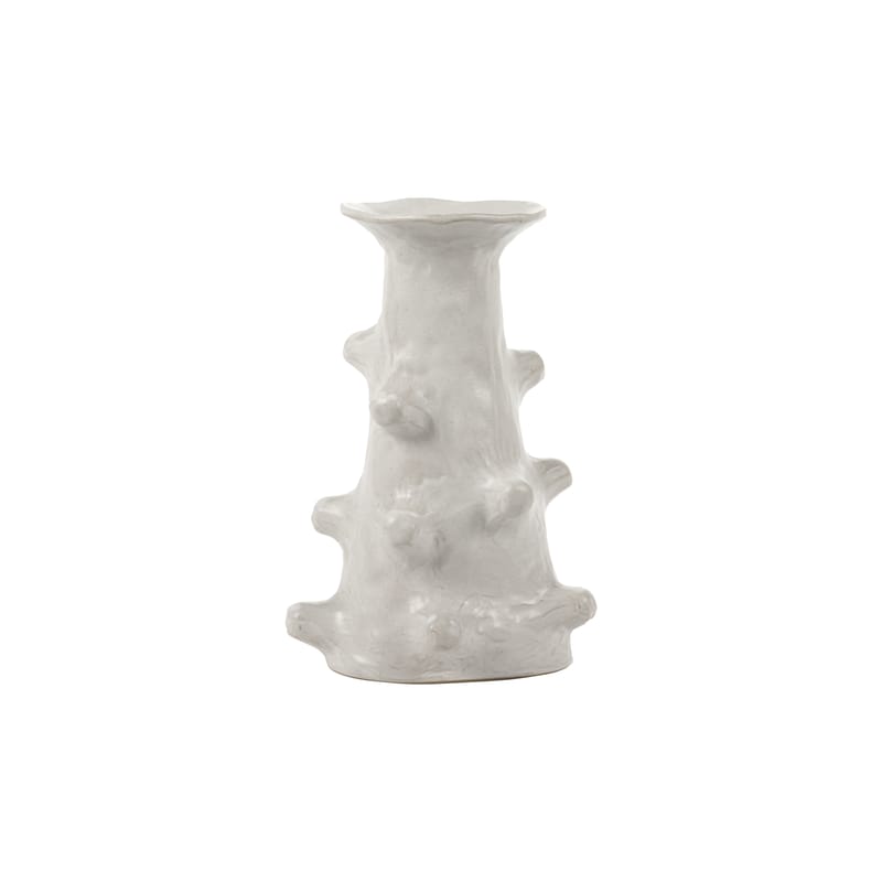 Décoration - Vases - Vase Billy 3 céramique blanc / Ø 21 x H 31 cm - Serax - Blanc - Grès