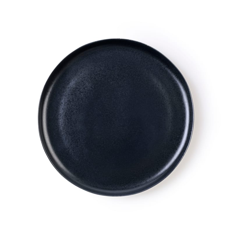 Table et cuisine - Assiettes - Assiette à dessert  céramique noir / Ø 22 cm - Grès mat - Au Printemps Paris - Noir mat - Grès