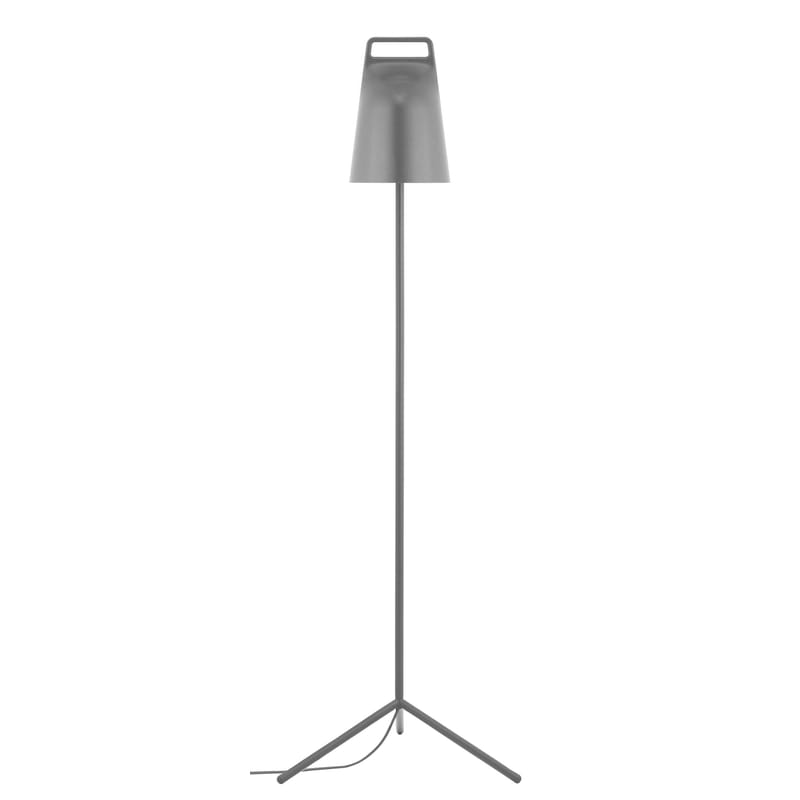 Luminaire - Lampadaires - Lampadaire Stage métal gris LED / Orientable - Normann Copenhagen - Gris - Métal laqué, Plastique