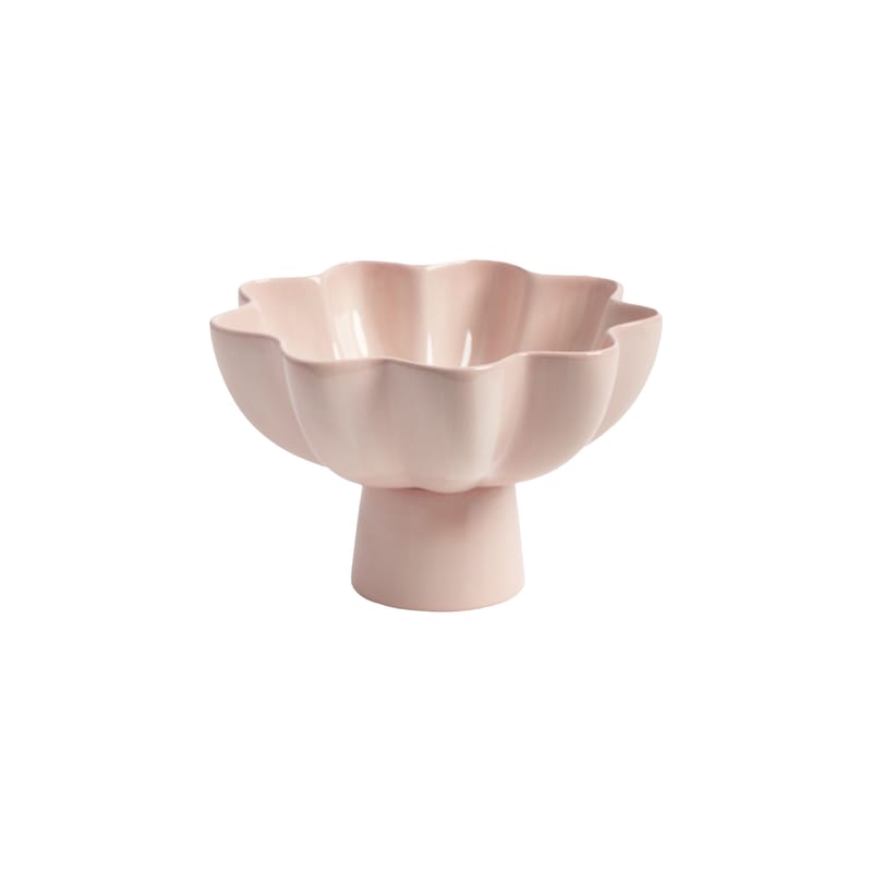 Table et cuisine - Saladiers, coupes et bols - Coupe Sun céramique rose / Ø 20 x H 13 cm - & klevering - Rose / Ø 20 cm - Grès