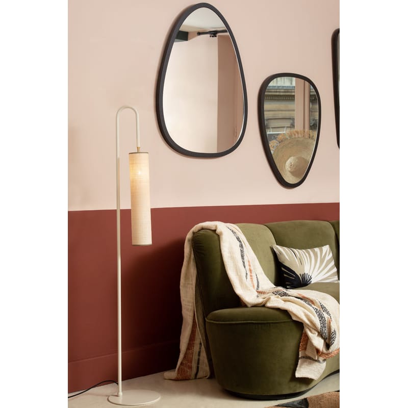 Raffia shop floor lamp