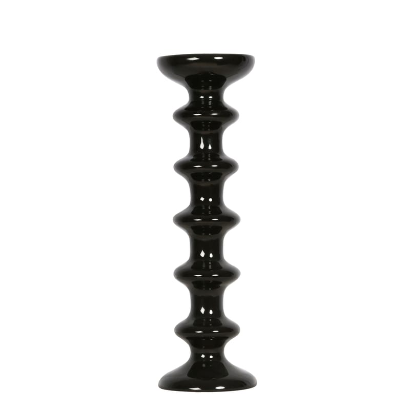 Dekoration - Kerzen, Kerzenleuchter und Windlichter - Kerzenleuchter Slave keramik schwarz / Keramik - H 30 cm - Maison Sarah Lavoine - Schwarz - Keramik