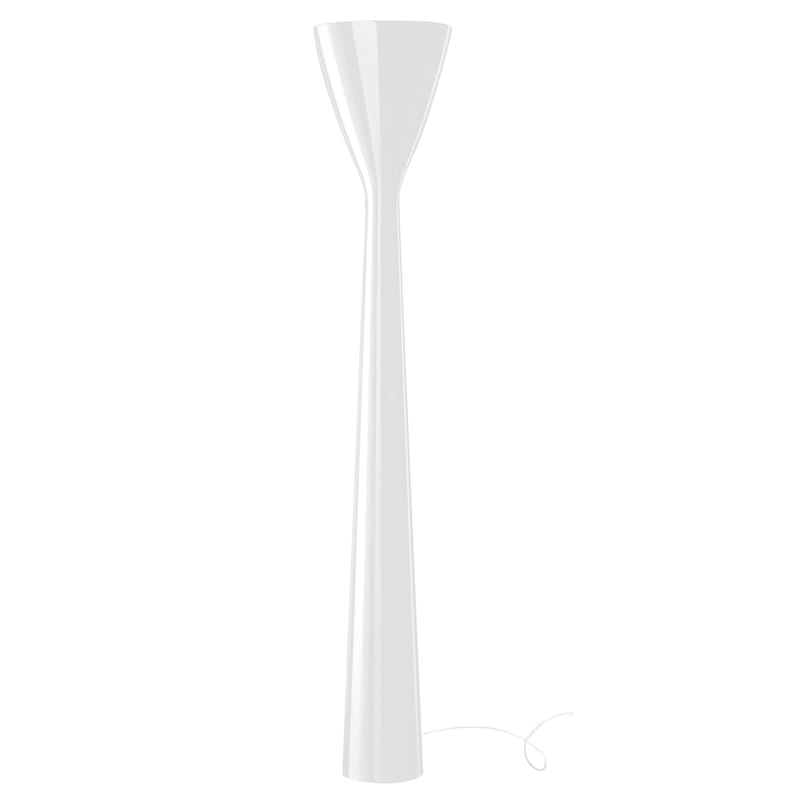 Luminaire - Lampadaires - Lampadaire Carrara plastique blanc / LED - Luceplan - Blanc - Polyuréthane
