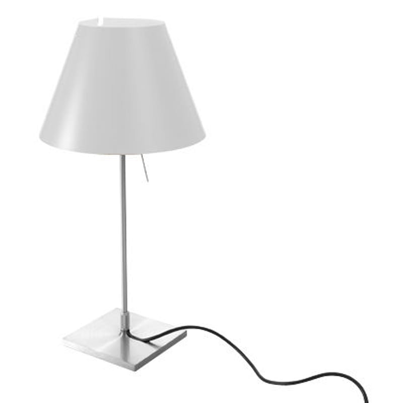 Luminaire - Lampes de table - Abat-jour Costanzina plastique blanc - Luceplan - Blanc - Polycarbonate
