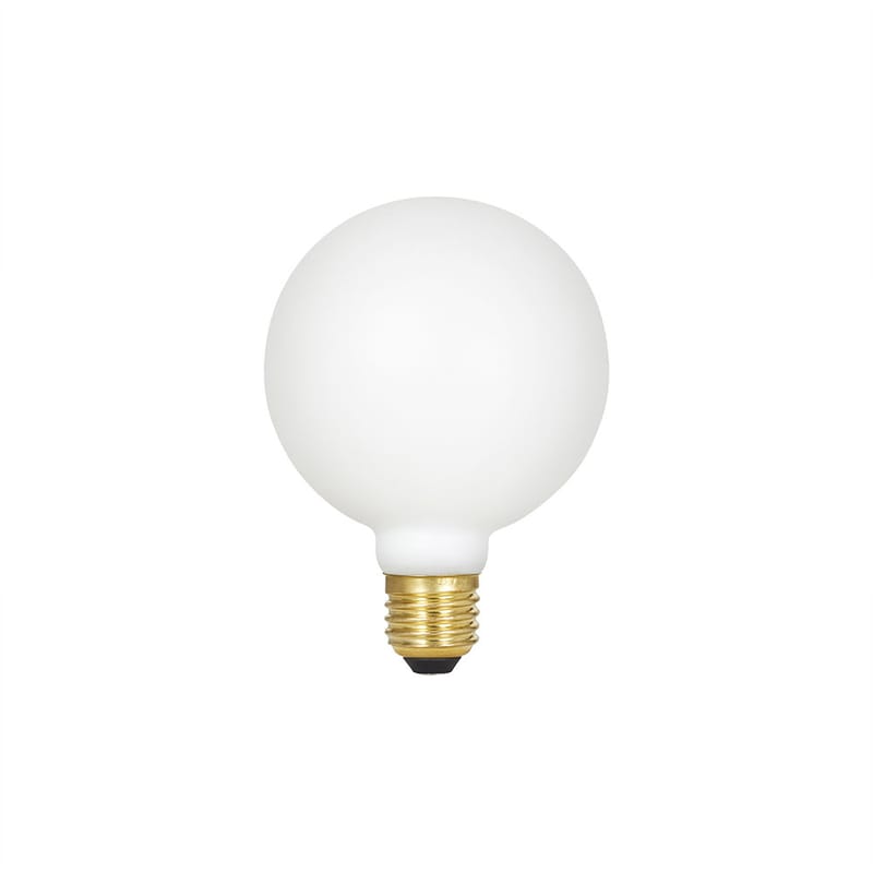 Luminaire - Ampoules et accessoires - Ampoule LED E27 Sphere III - 7W céramique blanc / 600lm - 2000-2800K - Ø 10  cm - TALA - 7W / Ø 10  cm - Nickel, Porcelaine
