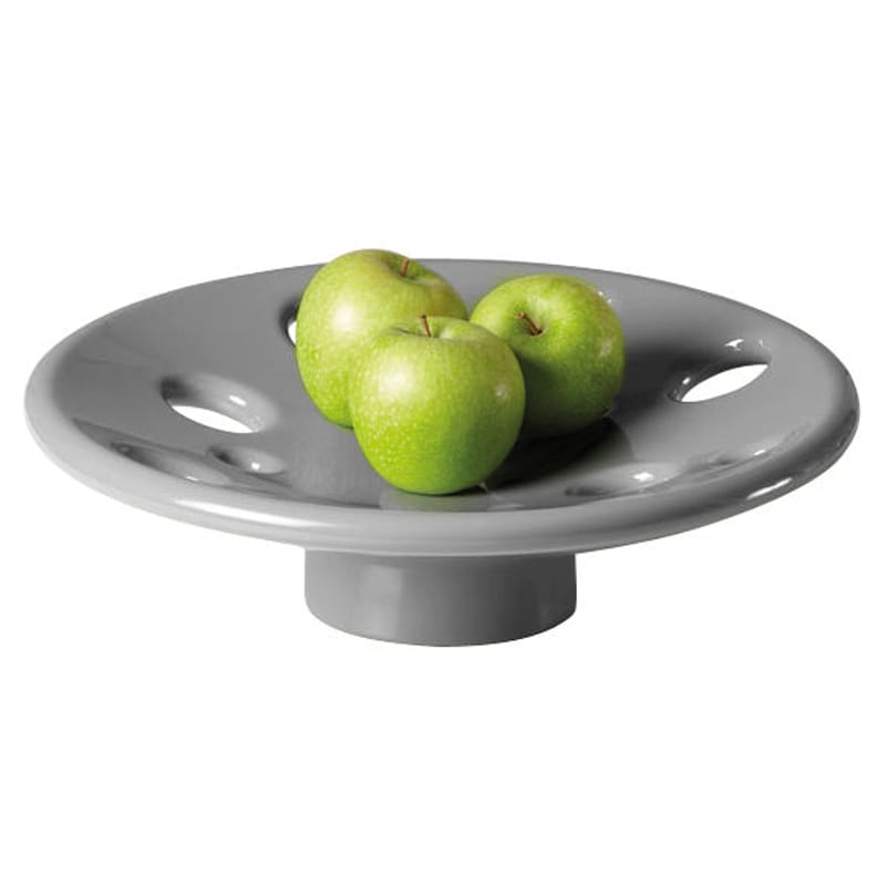 Table et cuisine - Corbeilles, centres de table - Centre de table Dots plastique gris / Ø 41 cm - Slide - Gris - polyéthène recyclable