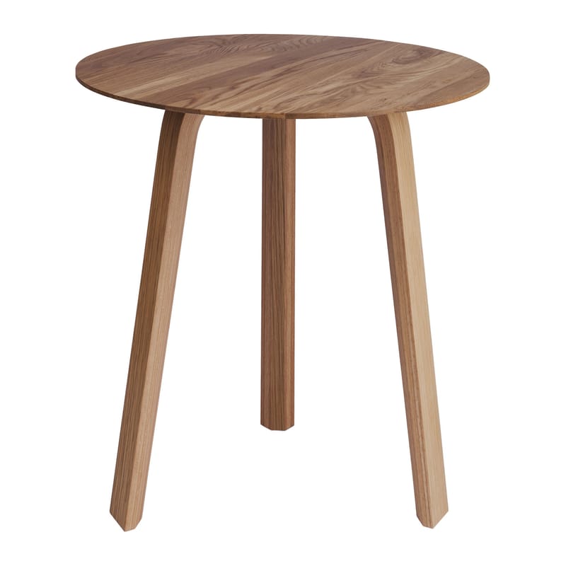 Furniture - Coffee Tables - Bella Coffee table natural wood Ø 45 x H 49 cm - Hay - Natural oak - Oiled solid oak
