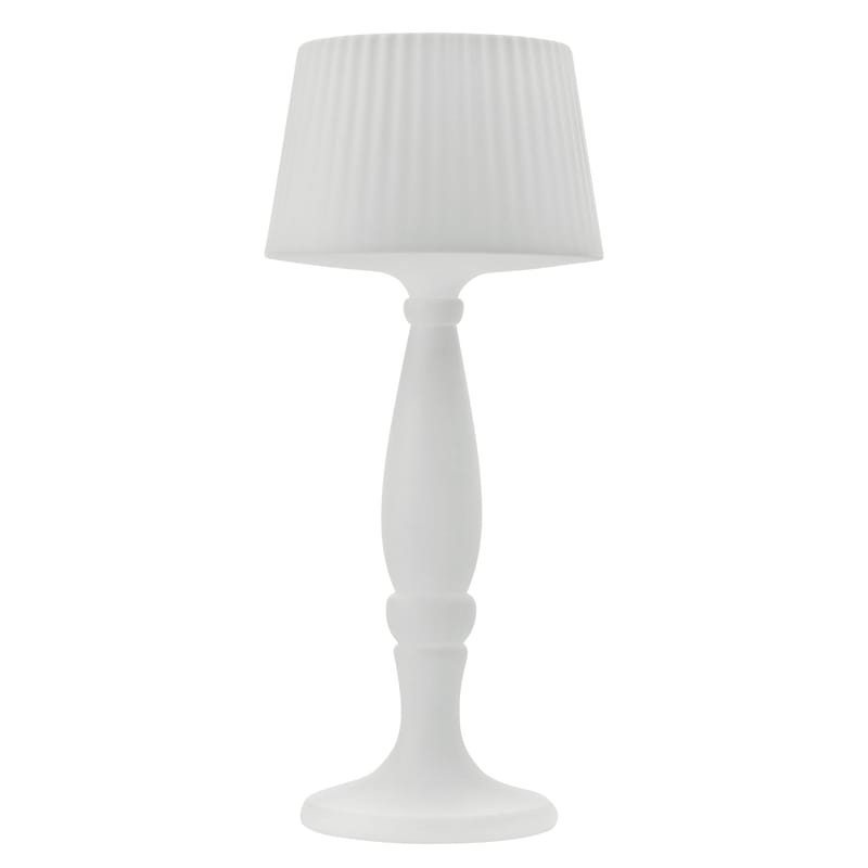 Luminaire - Lampadaires - Lampadaire Agata plastique blanc / Intérieur - H 180 cm - MyYour - Blanc - Plastique Poleasy ®
