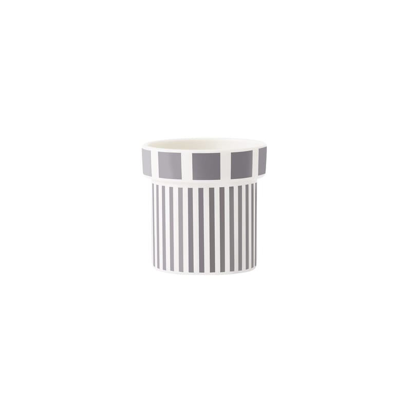 Table et cuisine - Tasses et mugs - Tasse à espresso Lolli céramique gris / 4 cl - Porcelaine - Normann Copenhagen - Gris - Porcelaine