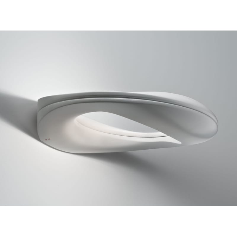 Luminaire - Appliques - Applique Enck métal blanc LED / Plafonnier - Fabbian - Blanc - Aluminium