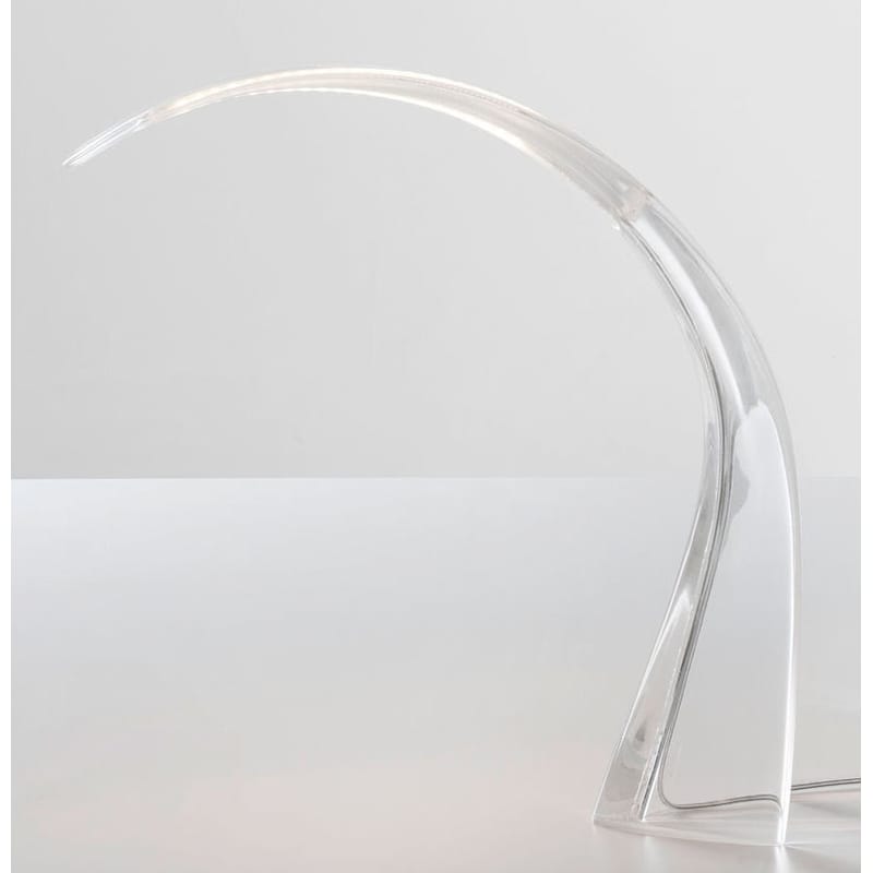 Luminaire - Lampes de table - Lampe de table Taj Mini LED plastique transparent - Kartell - Cristal - PMMA
