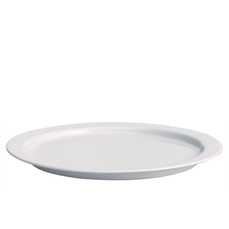 Table et cuisine - Plateaux et plats de service - Plat Anatolia céramique blanc Ø 32 cm - Driade - Blanc - Porcelaine