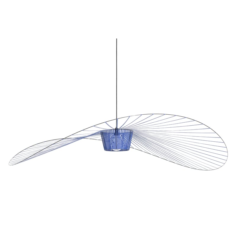 Luminaire - Suspensions - Suspension Vertigo Grande / Ø 200 cm - Petite Friture - Bleu Cobalt - Fibre de verre, Polyuréthane
